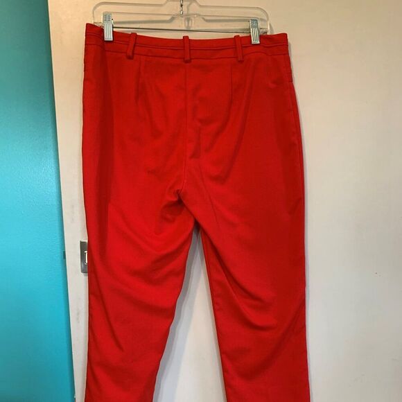 Calvin Klein crop pant, cotton, poly, spandex, Sz 8, EUC, medium rise, EUC - Picture 2 of 16
